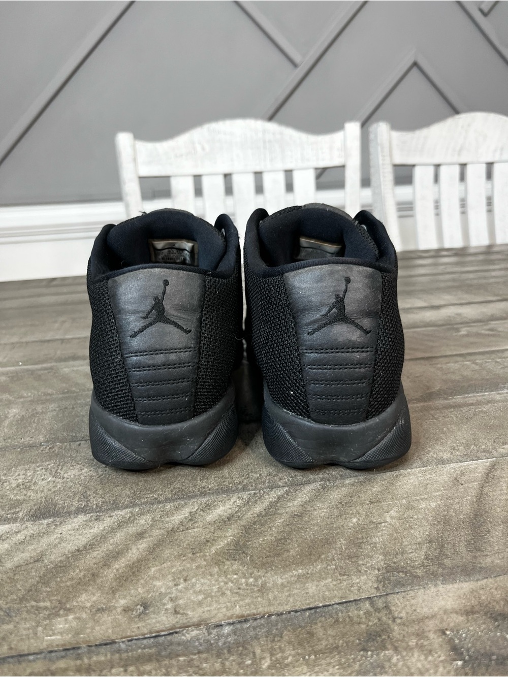 Nike Air Jordan Horizon Triple Black Sz 11.5 - Picture 4 of 5